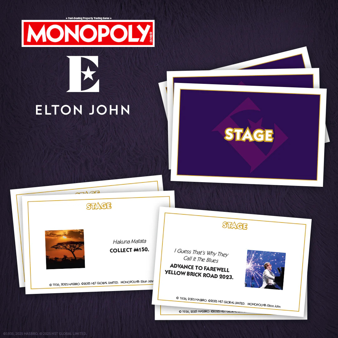 Jogo de Tabuleiro Monopoly Elton John Edition