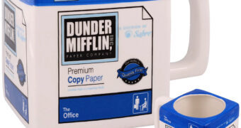 Caneca Esculpida Resma de Papel Dunder Mifflin de The Office