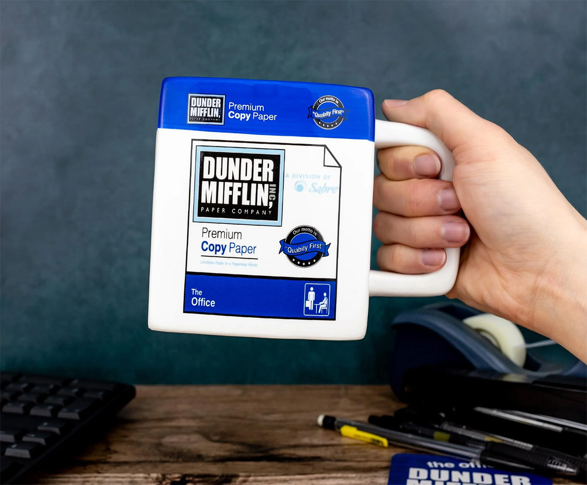 Caneca Esculpida Resma de Papel Dunder Mifflin de The Office