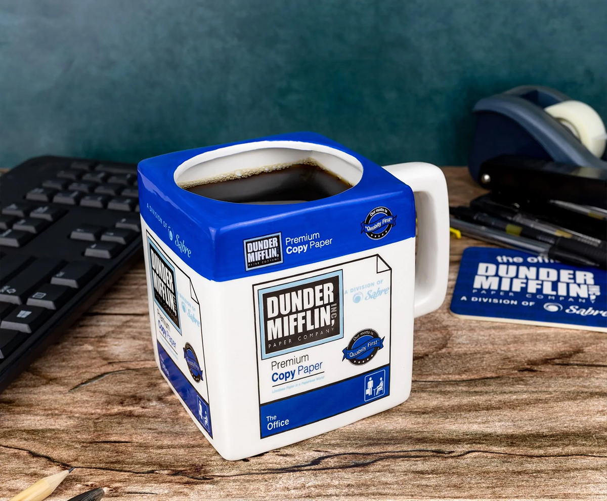 Caneca Esculpida Resma de Papel Dunder Mifflin de The Office