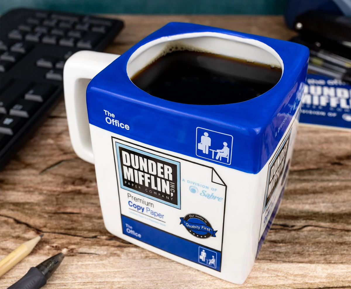 Caneca Esculpida Resma de Papel Dunder Mifflin de The Office