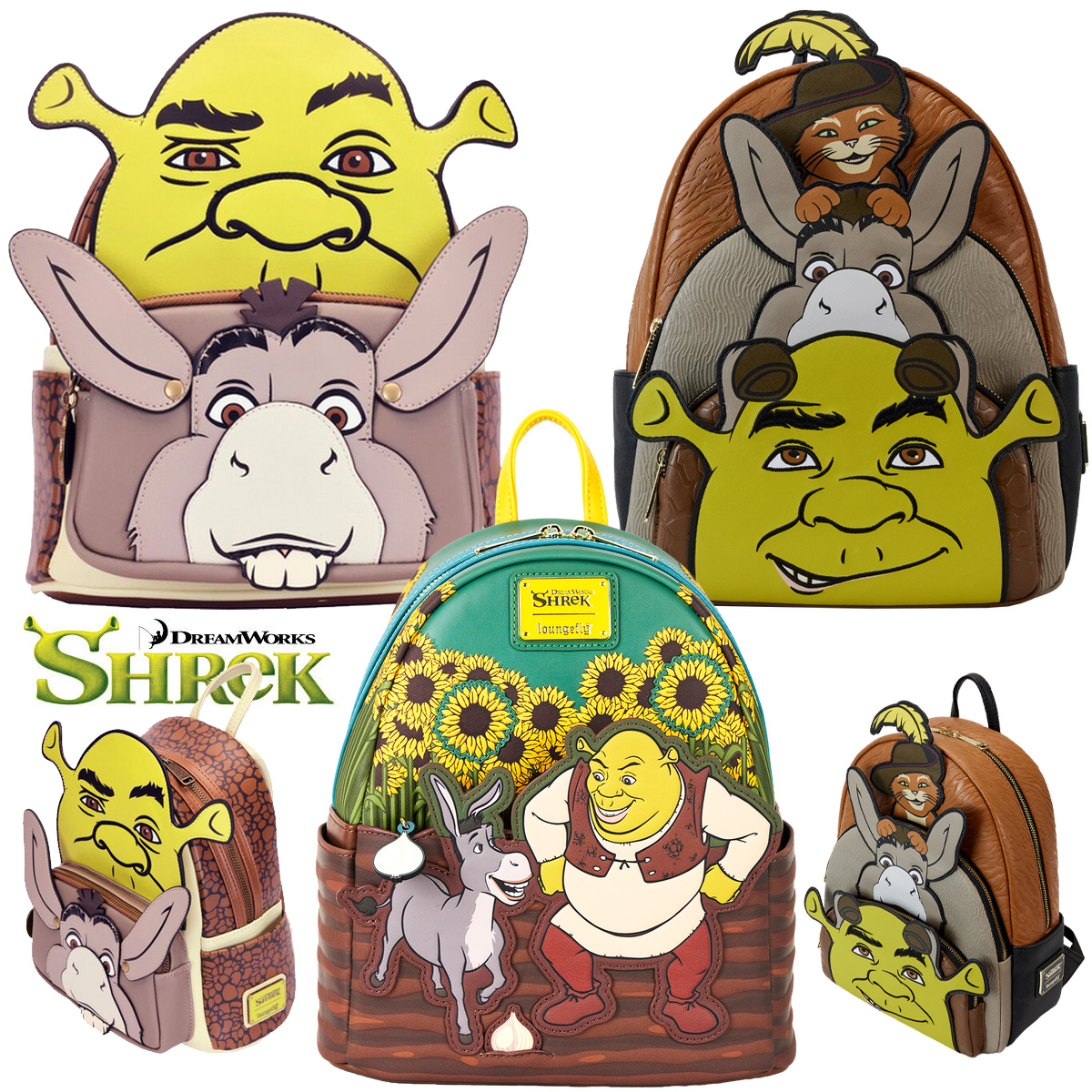 Mini-Mochilas do Ogro Shrek