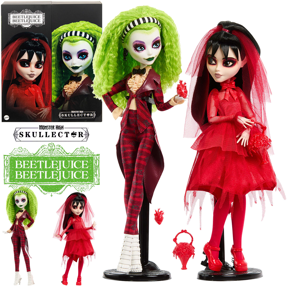 Bonecas Monster High Skullector Beetlejuice