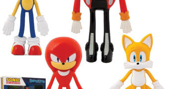 Bonecos Flexíveis Sonic The Hedgehog FleXfigs Bendable