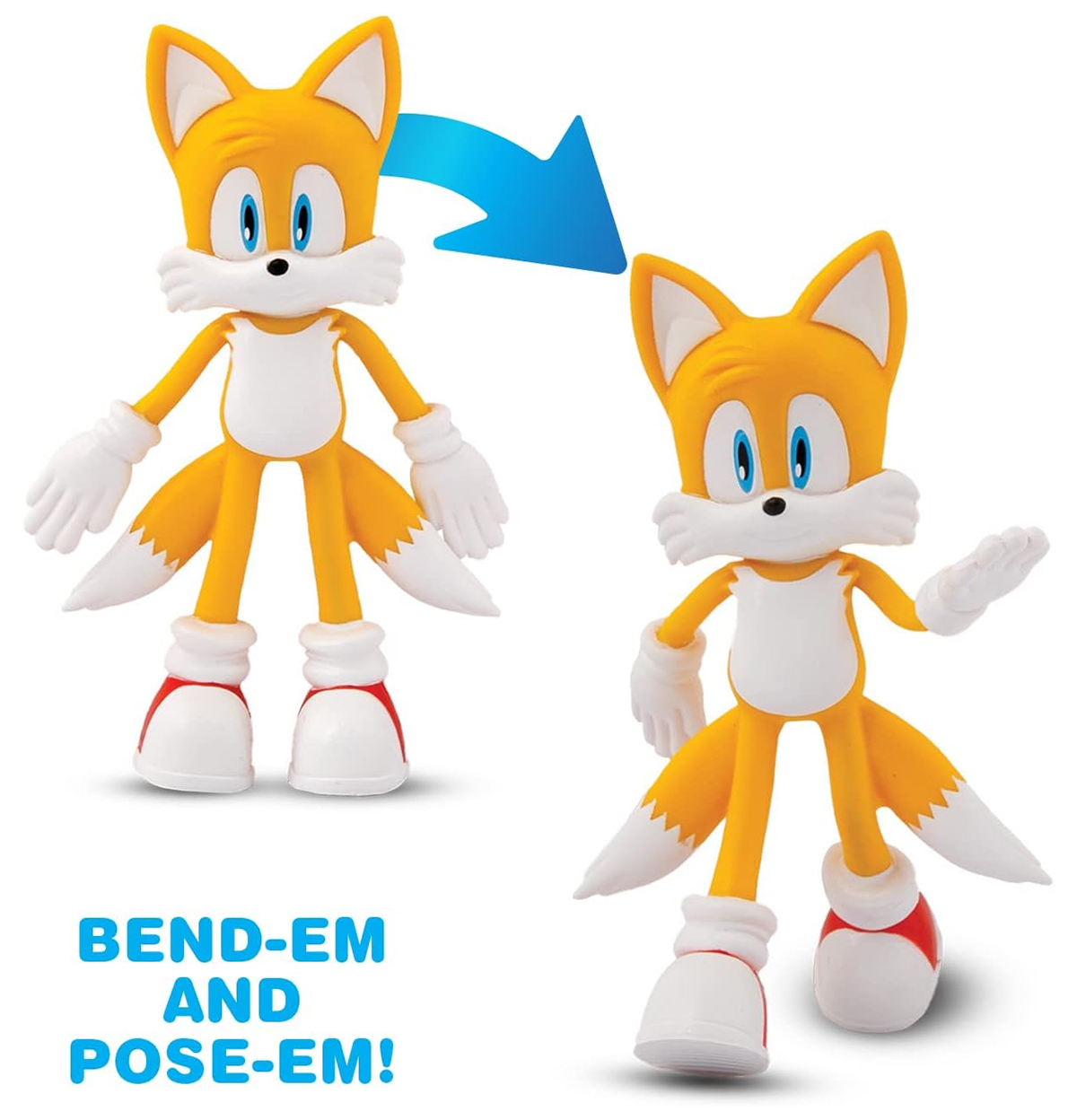 Bonecos Flexíveis Sonic The Hedgehog FleXfigs Bendable