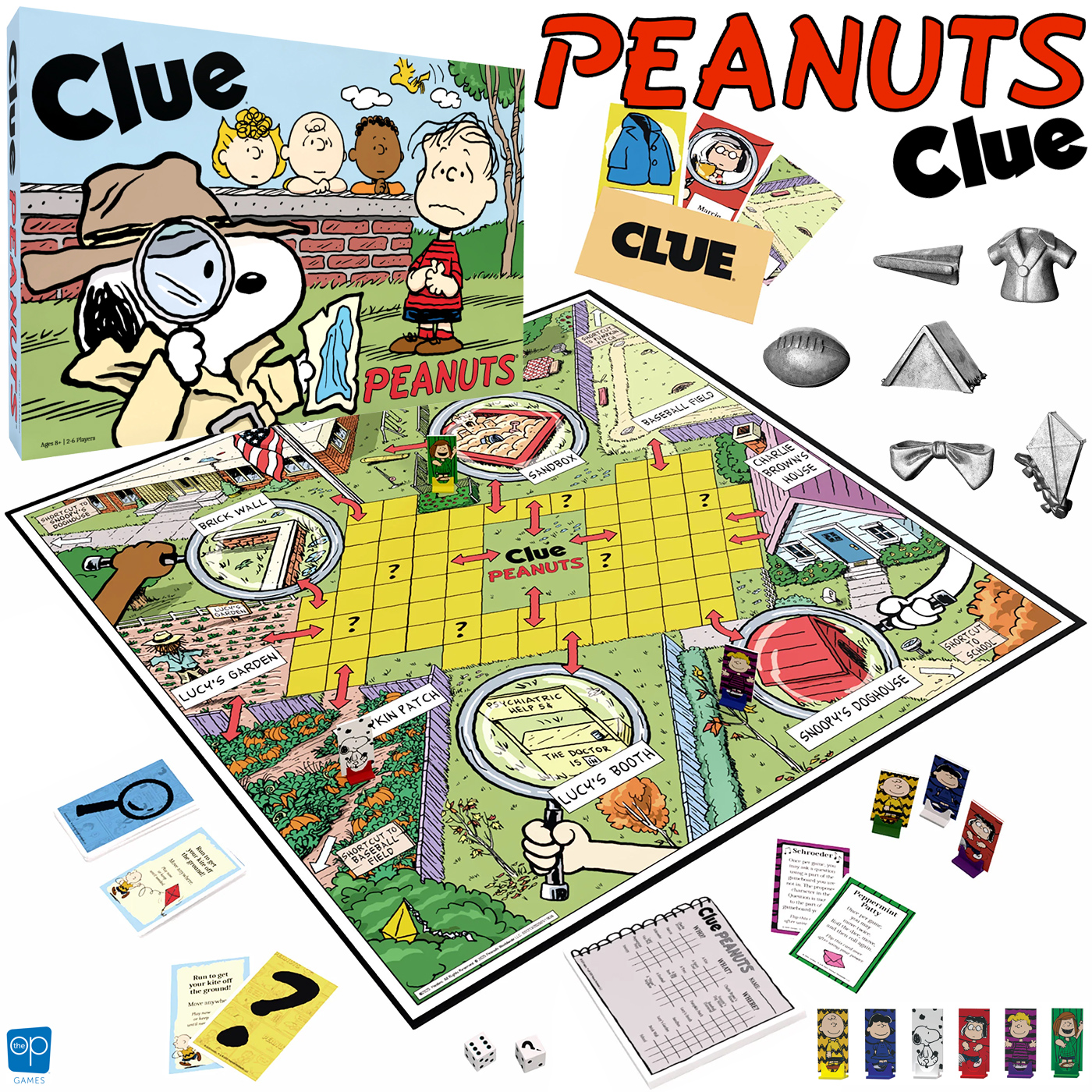 Jogo de Tabuleiro Clue (Detetive) Peanuts