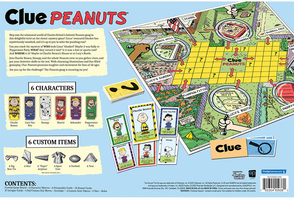 Jogo de Tabuleiro Clue (Detetive) Peanuts