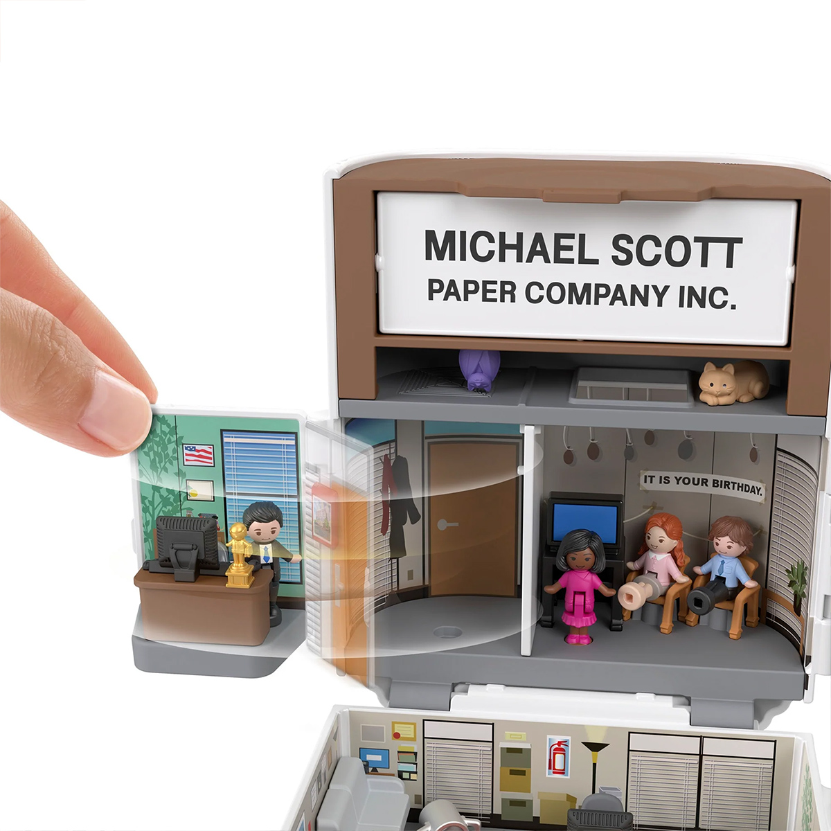 Playset Polly Pocket Collector Compact da Série The Office