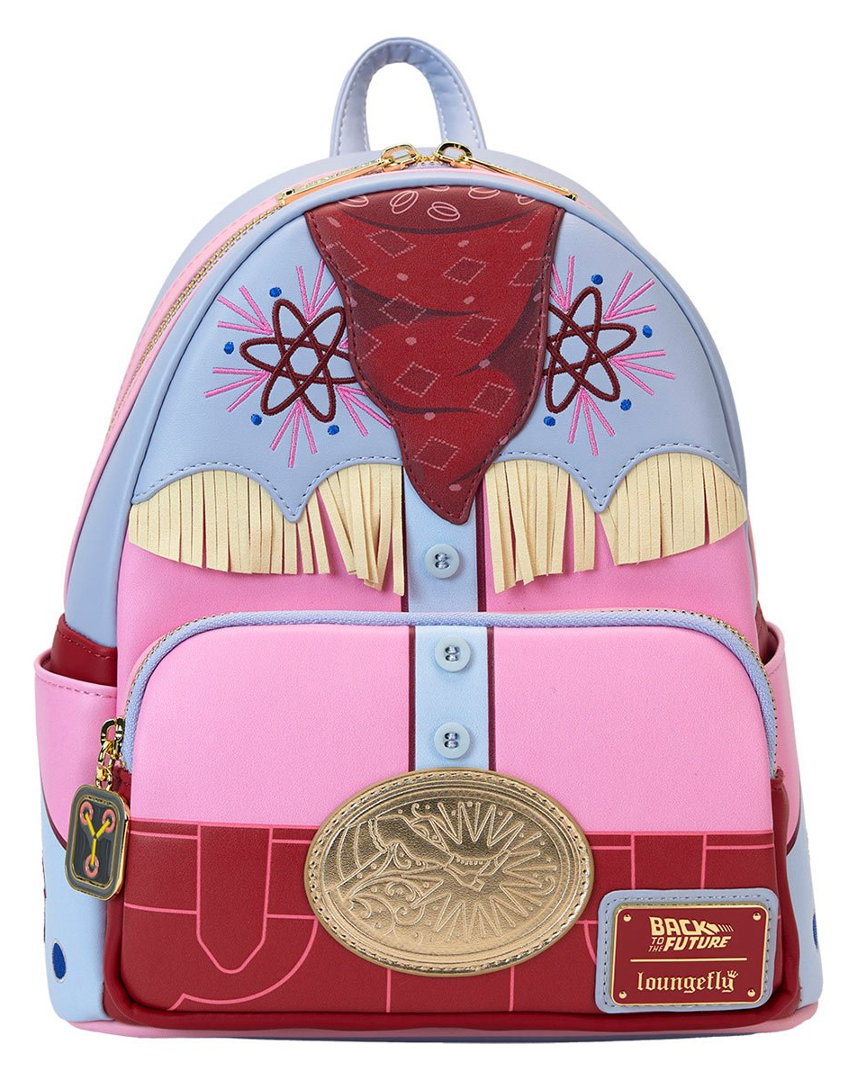 Mini-Mochila Marty McFly Cowboy Rosa - De Volta para o Futuro 40 Anos