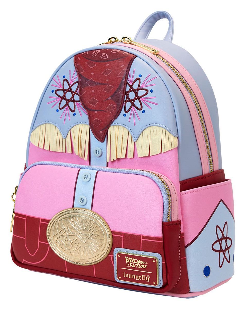 Mini-Mochila Marty McFly Cowboy Rosa - De Volta para o Futuro 40 Anos