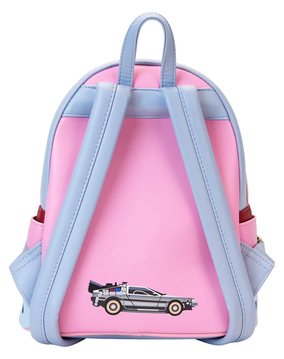 Mini-Mochila Marty McFly Cowboy Rosa - De Volta para o Futuro 40 Anos