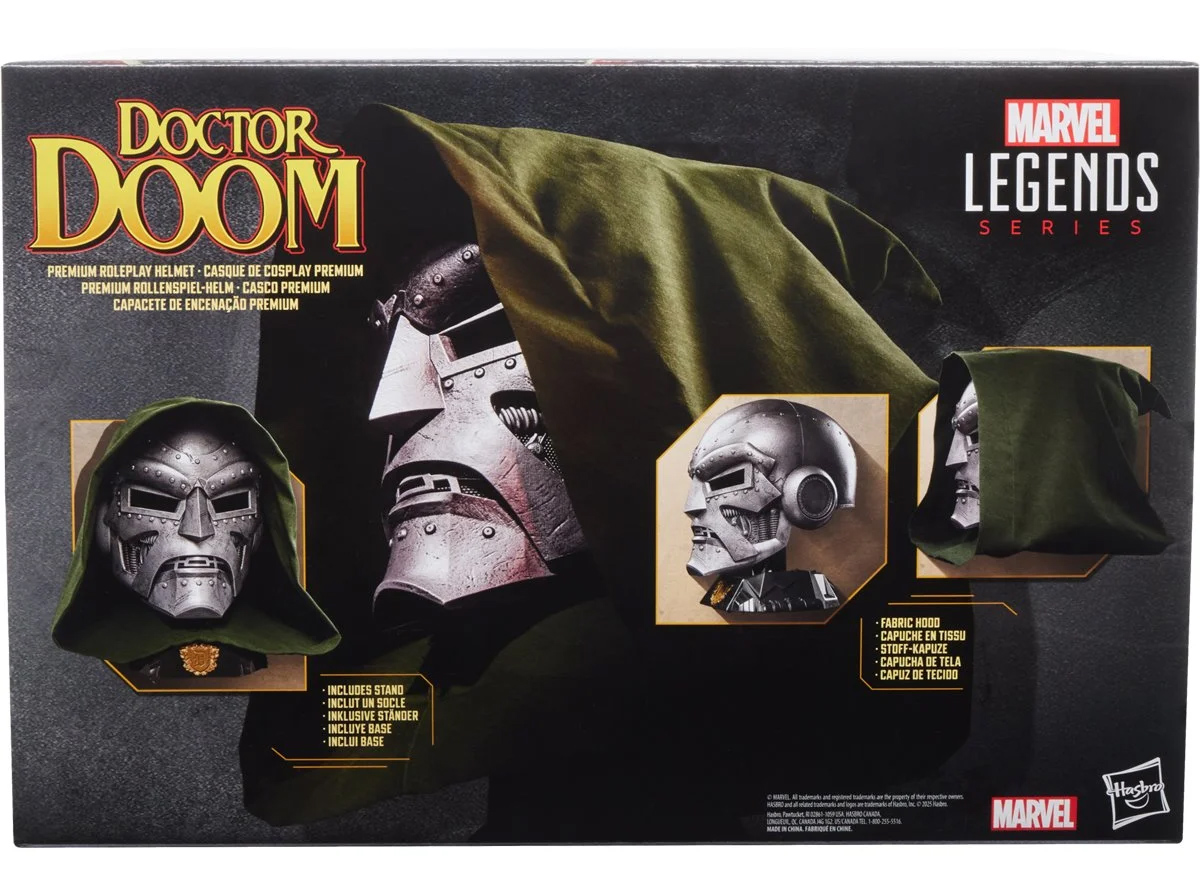 Doctor Doom Marvel Legends Premium Roleplay Helmet