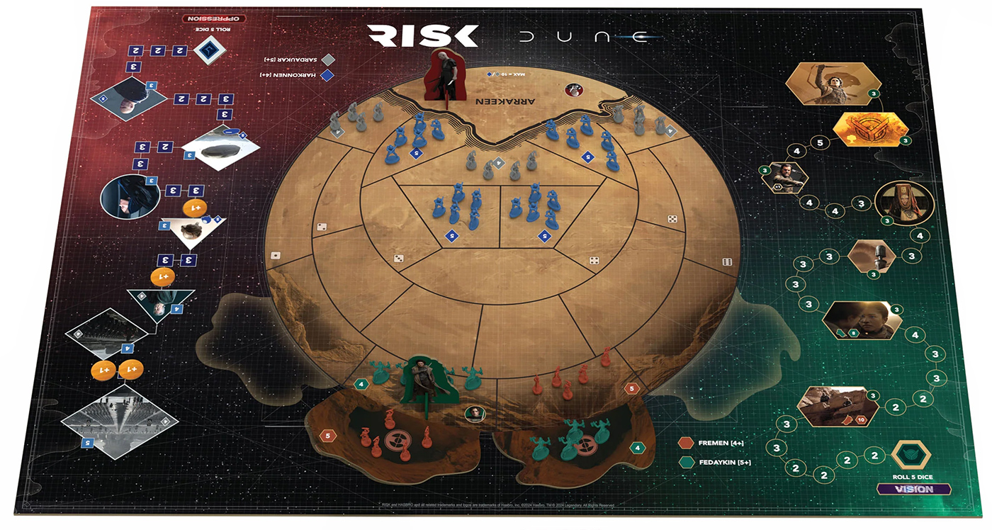 Duna Risk board game (WAR)