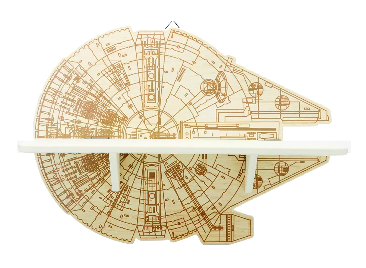 Prateleira da Nave Millennium Falcon de Han Solo