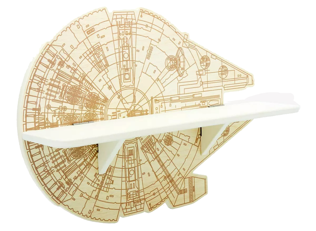 Prateleira da Nave Millennium Falcon de Han Solo