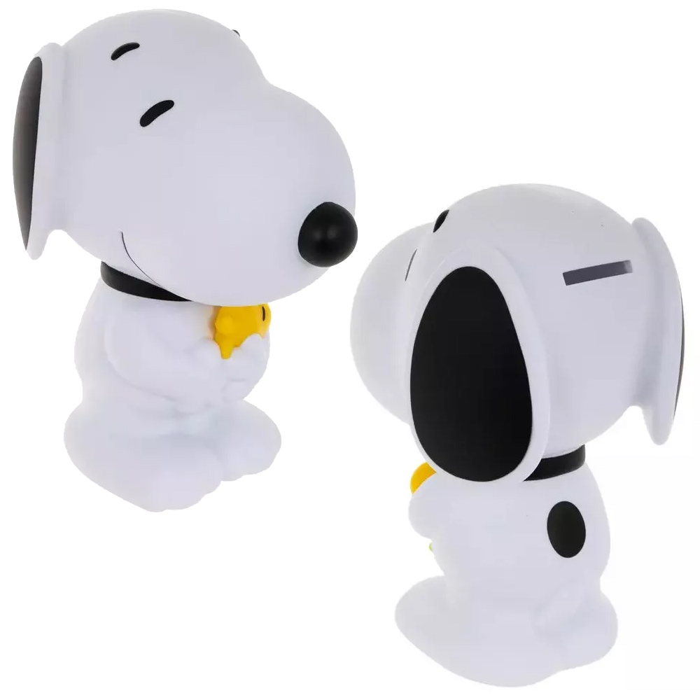 Cofre Peanuts PVC Figural Bank: Snoopy e Woodstock