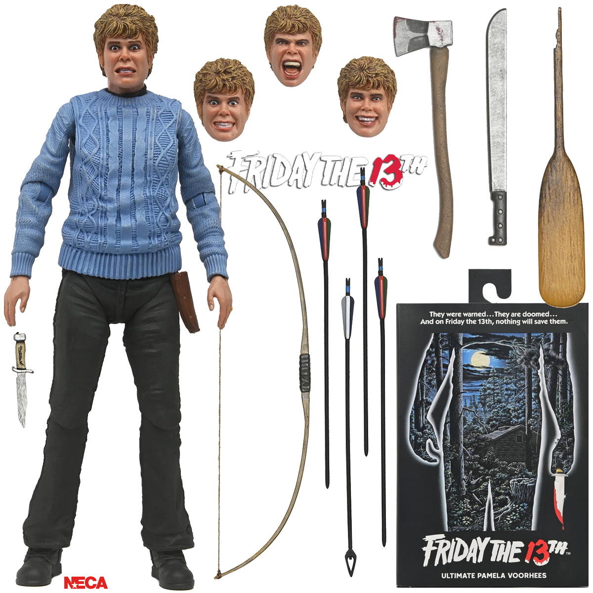 Action Figure Neca Ultimate Pamela Voorhees Em Sexta Feira 13 1980 Action Figure Neca Ultimate Pamela Voorhees Em Sexta Feira 13 1980