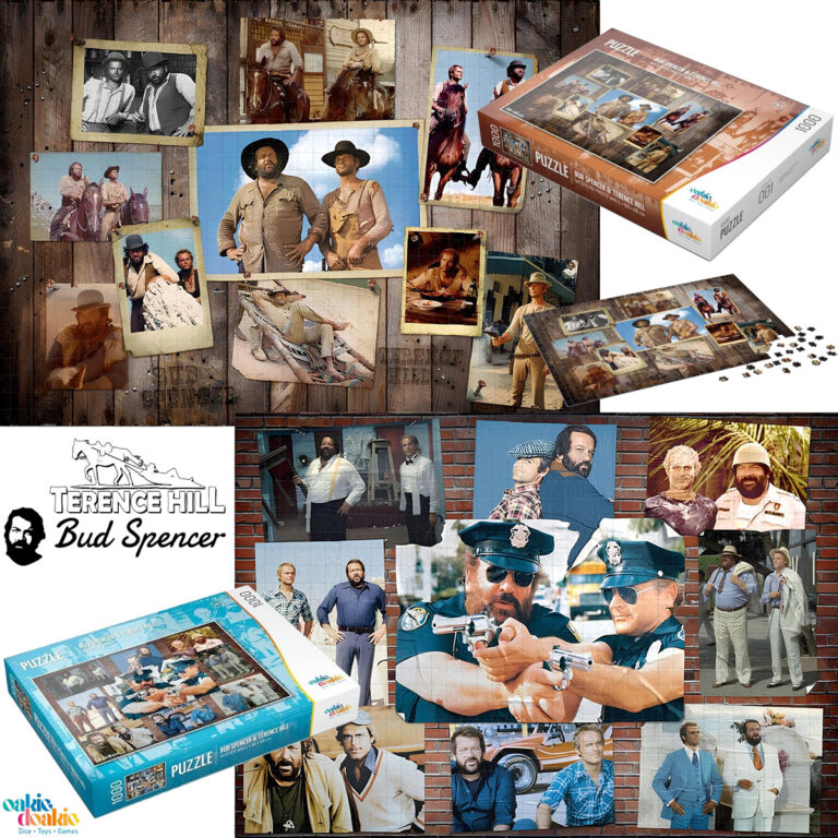 Oakie Doakie Bud Spencer & Terence Hill Jigsaw Puzzle - 1000 Piece Western Photo Wall Poster Puzzle