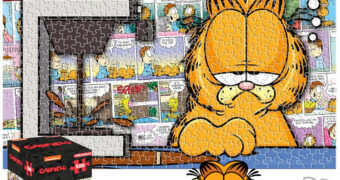 Quebra-Cabeça Garfield “I Hate Mondays” (Eu Odeio Segundas-Feiras) com 500 peças