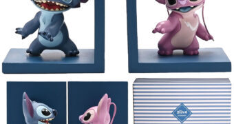 Apoios de Livros Stitch & Angel 3D Bookends