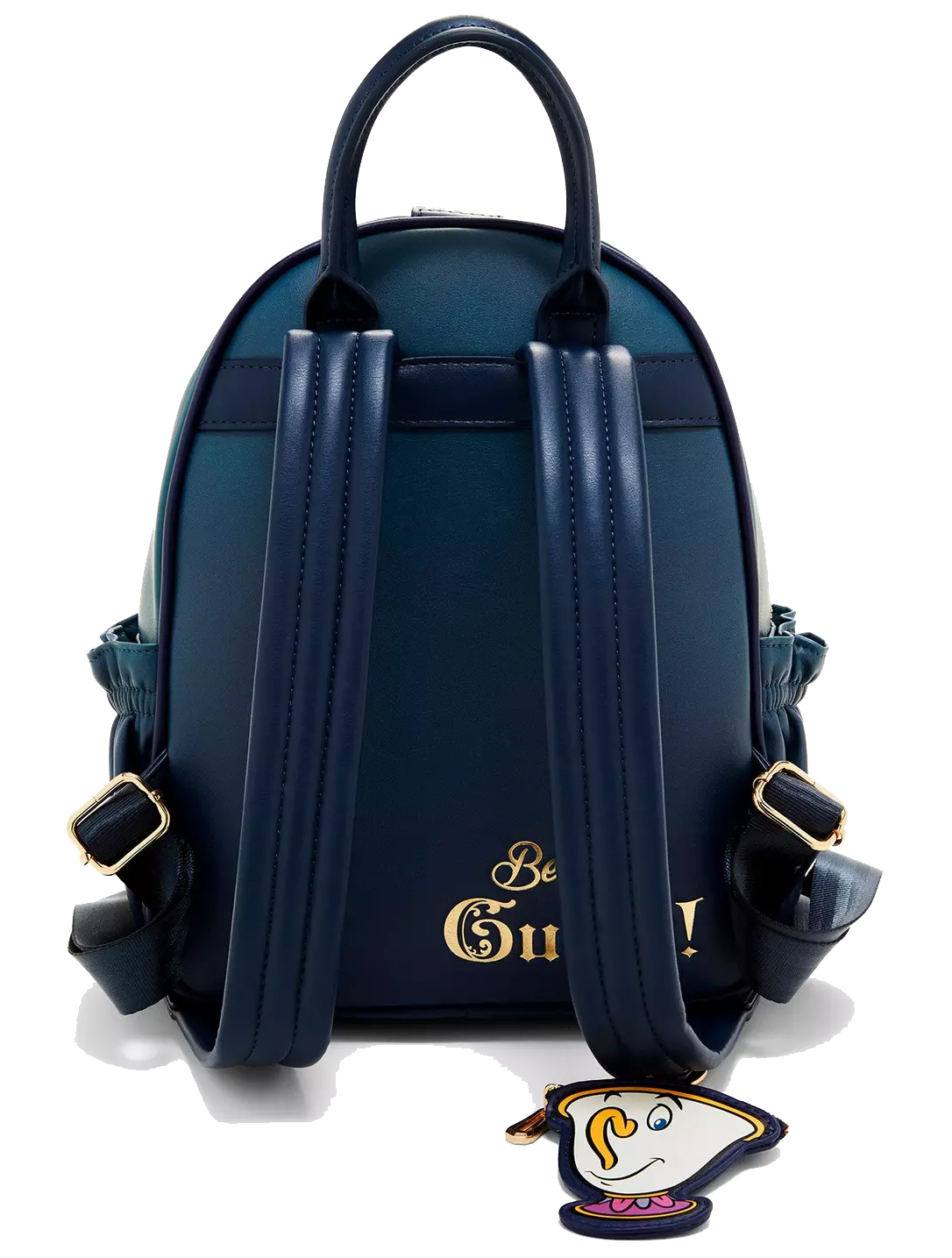 Mini-Mochila A Bela e a Fera com Lumière, Horloge e Madame Samovar