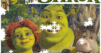 Quebra-Cabeça Família Shrek com 500 peças