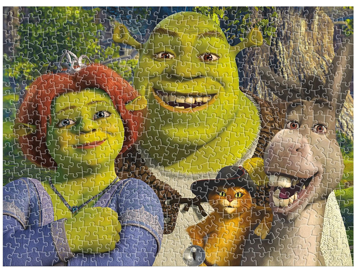 Quebra-Cabeça Família Shrek com 500 peças