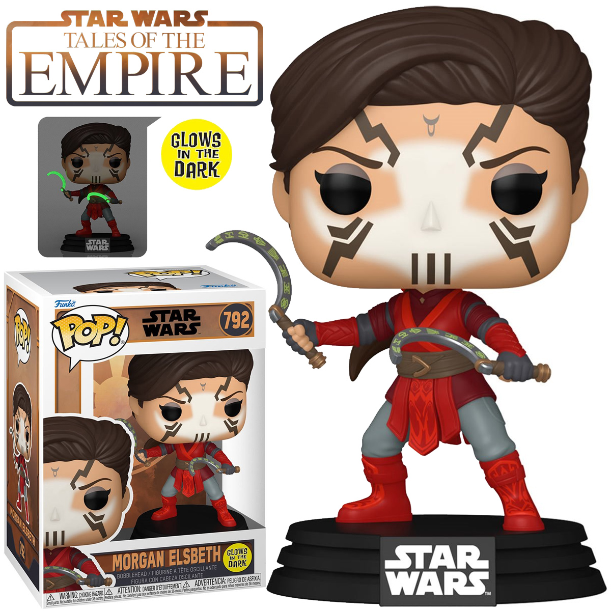 Bonecas Pop! da Série Animada Star Wars: Contos do Império