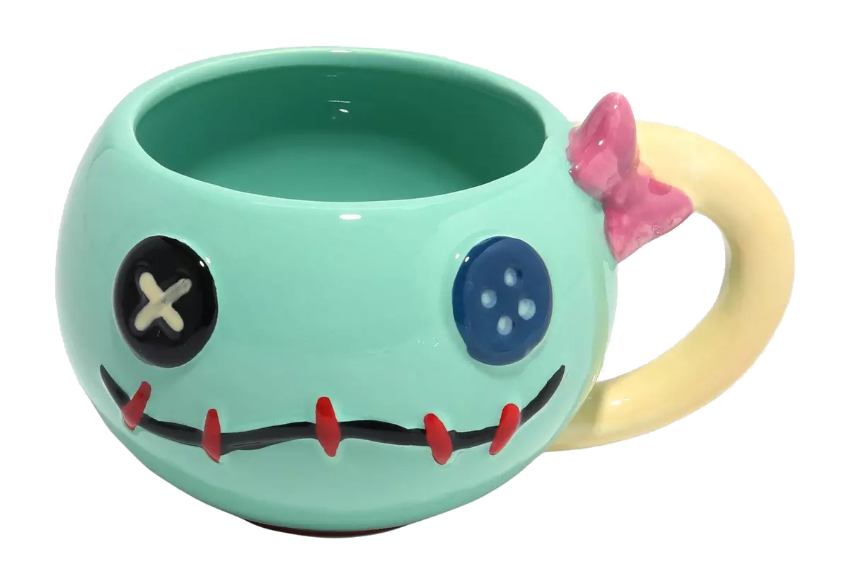 Caneca Esculpida Xepa Scrump, a Boneca de Pano de Lilo & Stitch