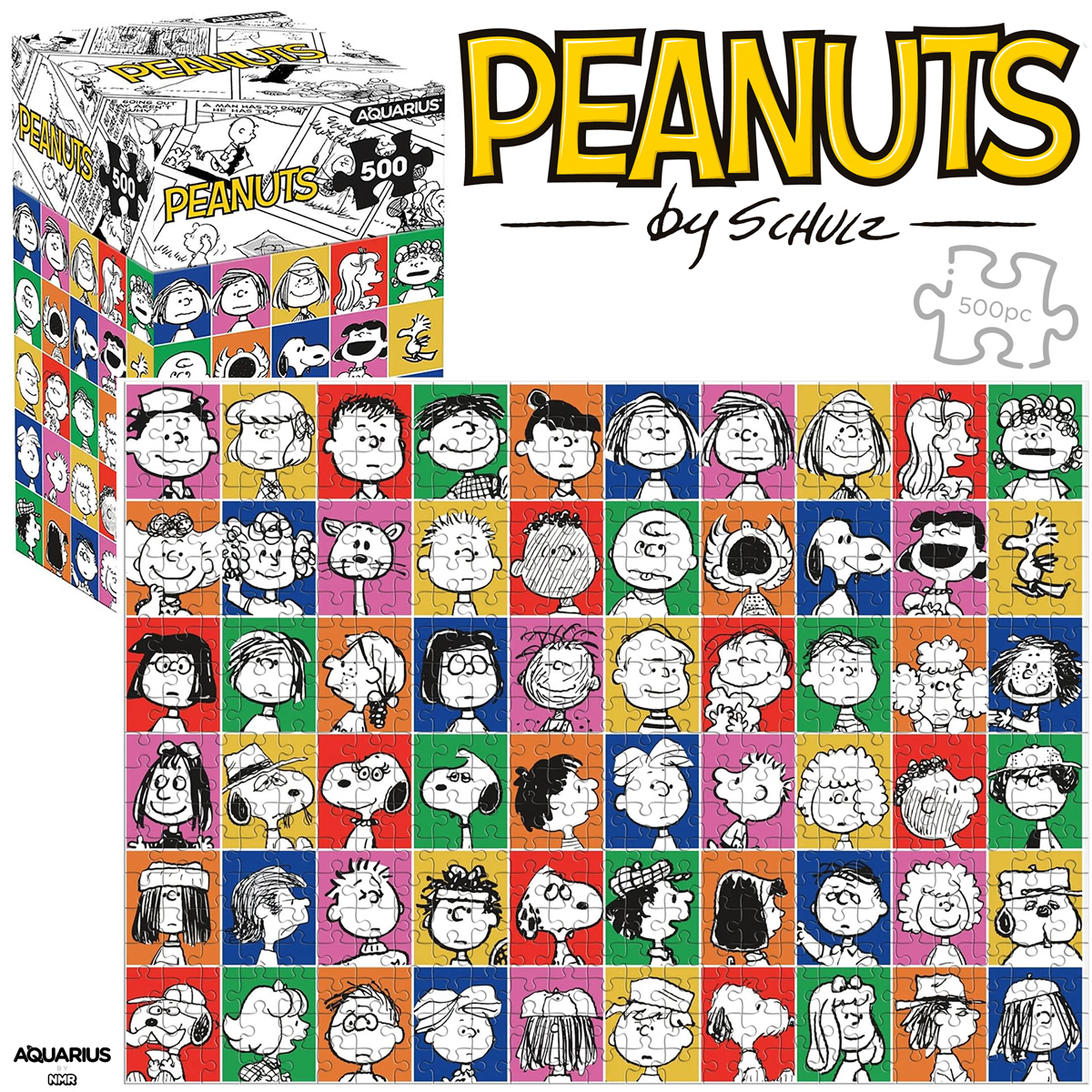 Quebra-Cabeça Peanuts “Portraits” com 500 peças