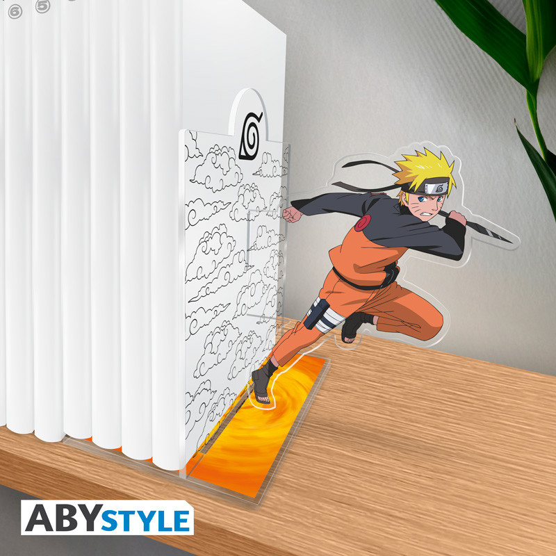 Apoios de Livros Acryl Bookends Naruto Shippuden e Sailor Moon
