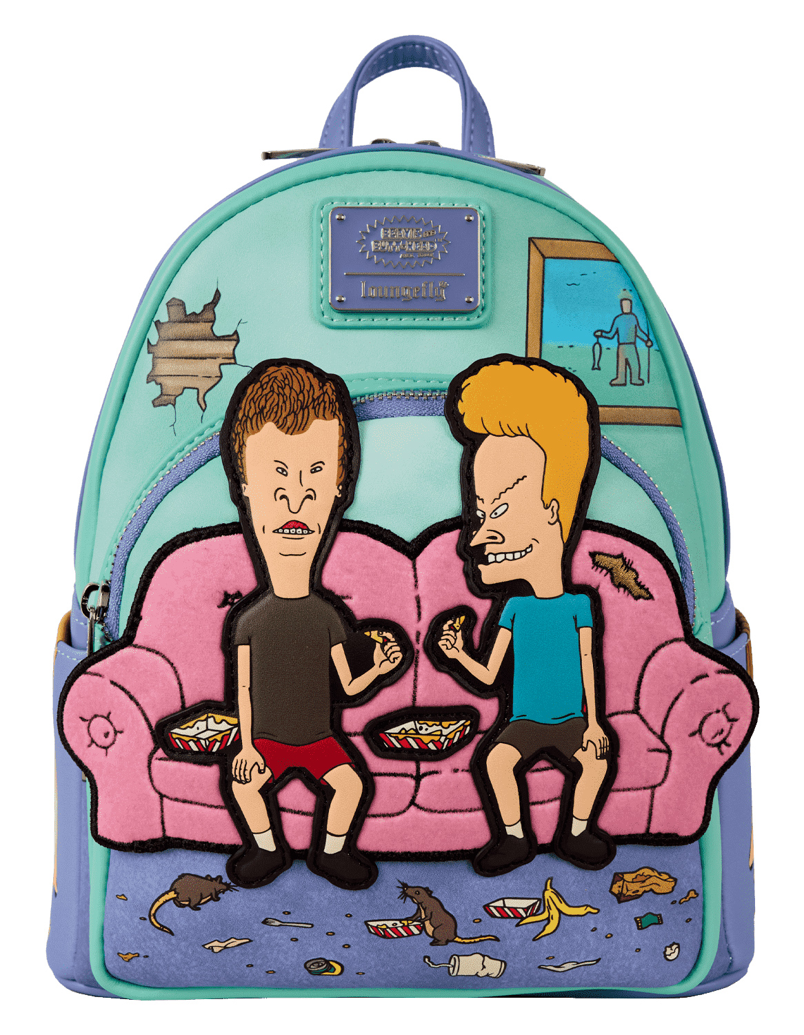 Mini-Mochila Beavis and Butt-Head com Efeitos Sonoros