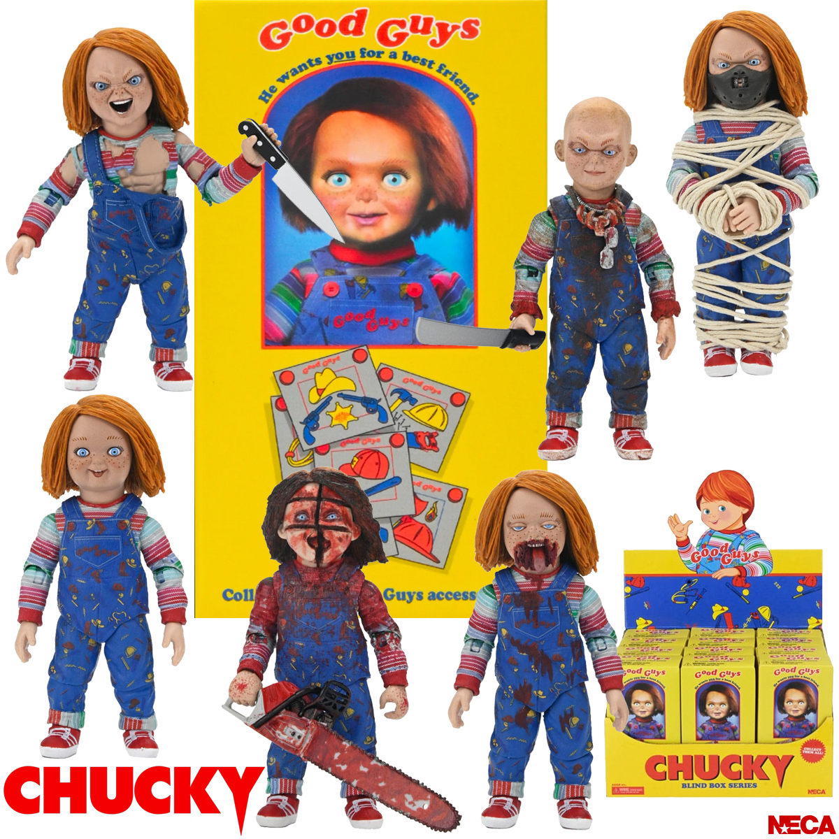 Action Figures Chucky (Série de TV) Neca Blind Box