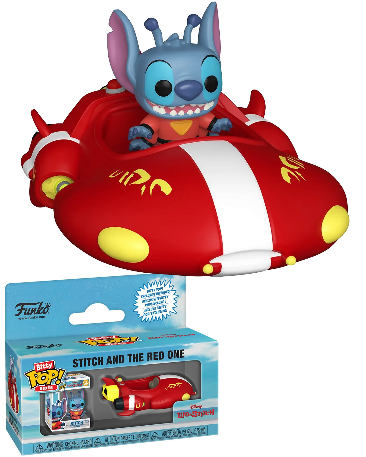 Micro-Figuras e Veículos Bitty Pop! Rides