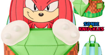 Mini-Mochila Knuckles, o Equidna do Game Sonic the Hedgehog