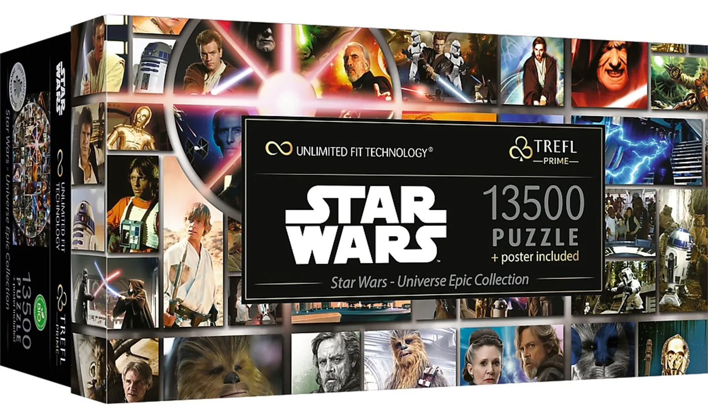 Quebra-Cabeça Gigante Star Wars Universe Epic Collection com 13.500 peças