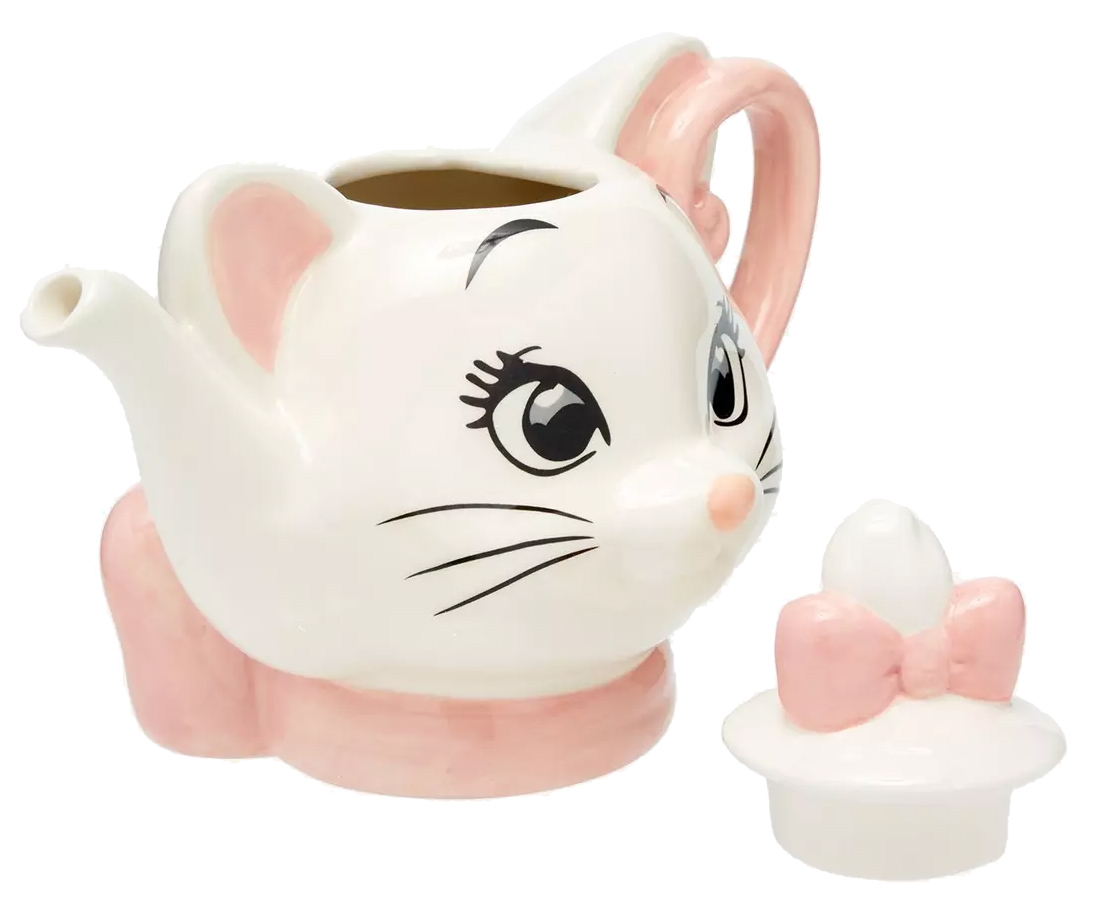 Bule de Chá Gatinha Marie do Filme Aristogatas (Disney)