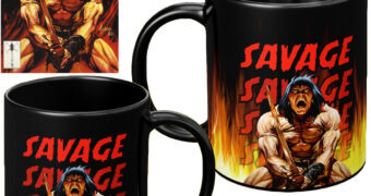Caneca de Calor Reativa “Conan Savage Savage Savage” de Joe Jusko (The Savage Sword of Conan #159)
