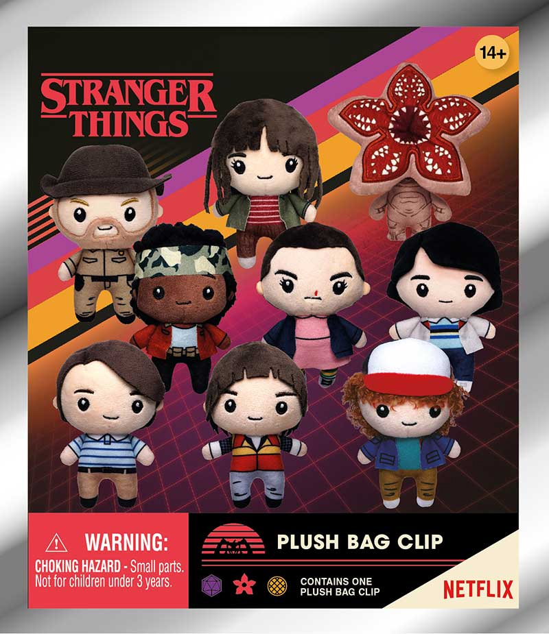 Stranger Things 3D Plush Plush Bag clips (blind-bag)