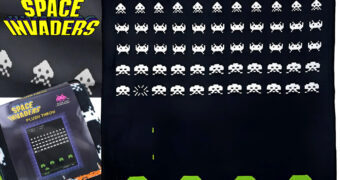 Cobertor de Lance Space Invaders 8-Bit
