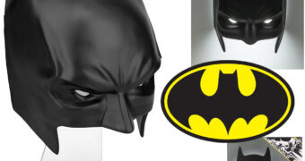 Luminária Máscara do Batman, o Cavaleiro das Trevas