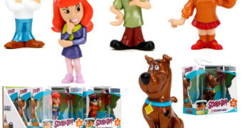 Mini-Figuras Scooby-Doo e a Gangue Mistério MetalFigs de Metal Fundido