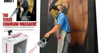 Action Figure Leatherface Poster Series Ultimate – O Massacre da Serra Elétrica 1974