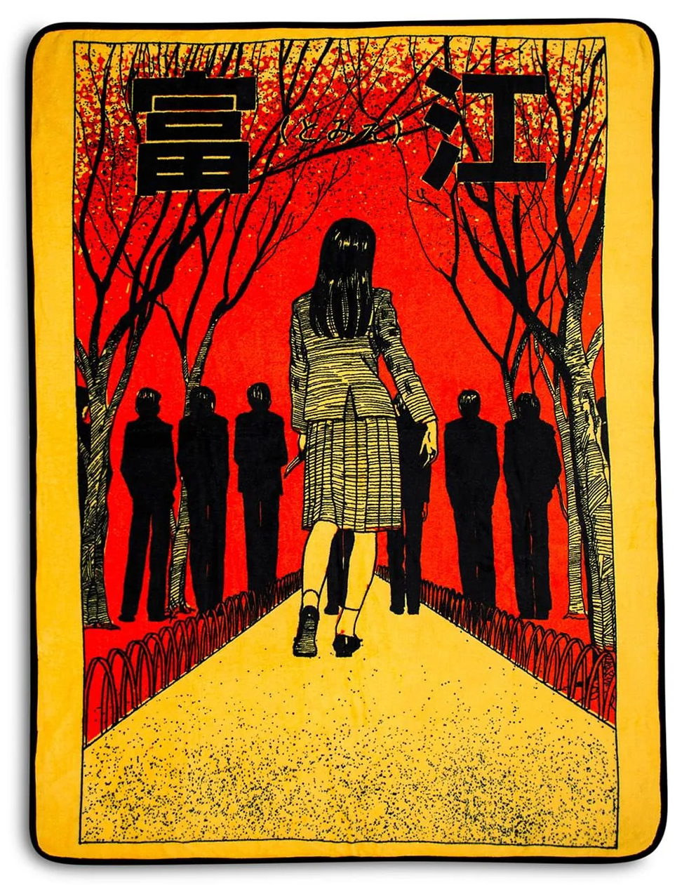 Cobertor de Lance do Mangá Tomie de Junji Ito