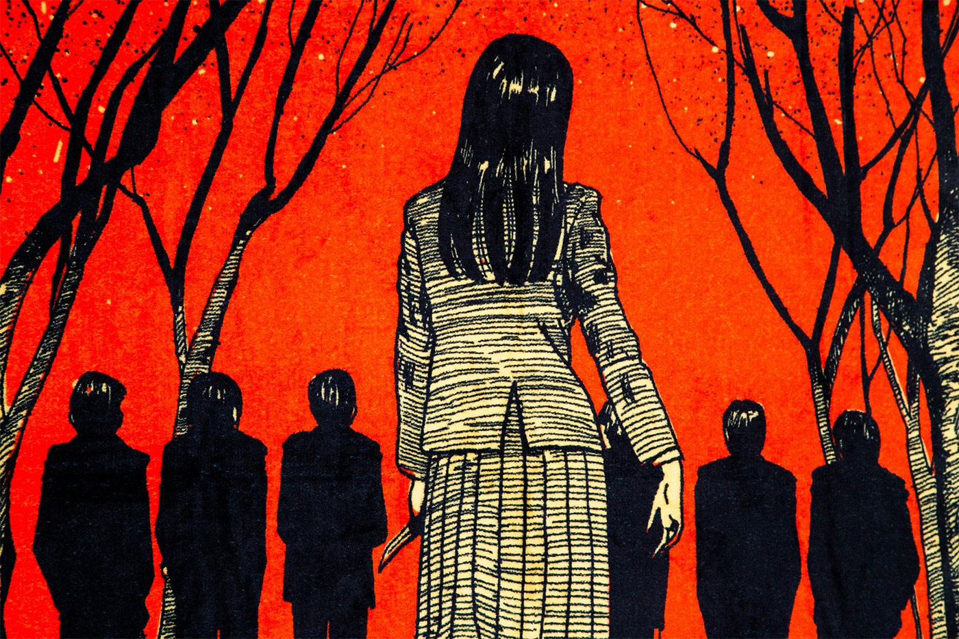 Cobertor de Lance do Mangá Tomie de Junji Ito