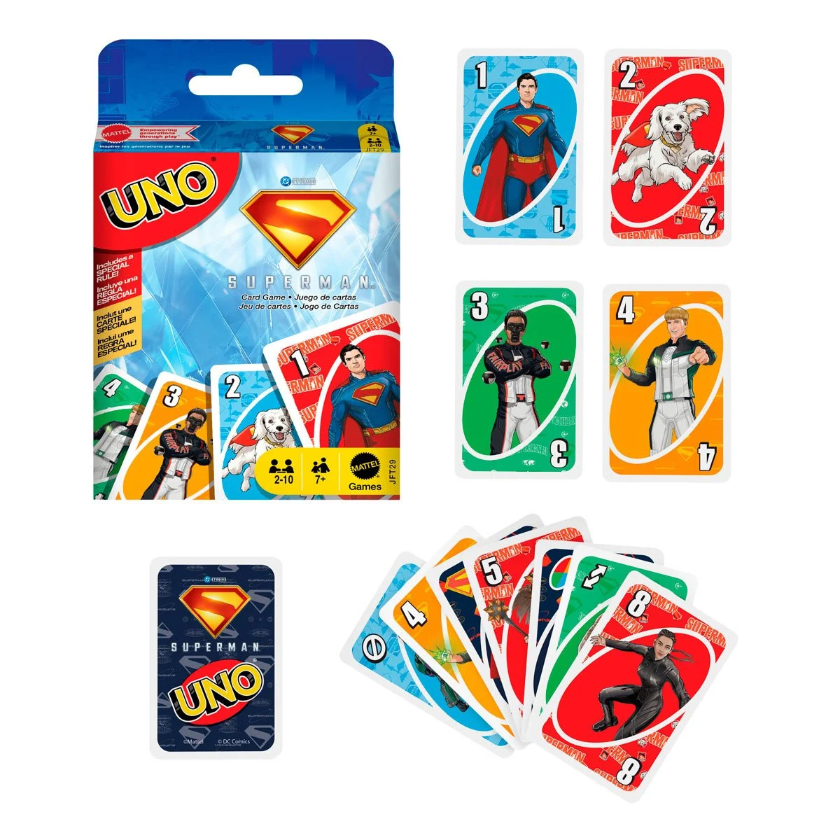 Uno Card Set from James Gunn's superman (2025)