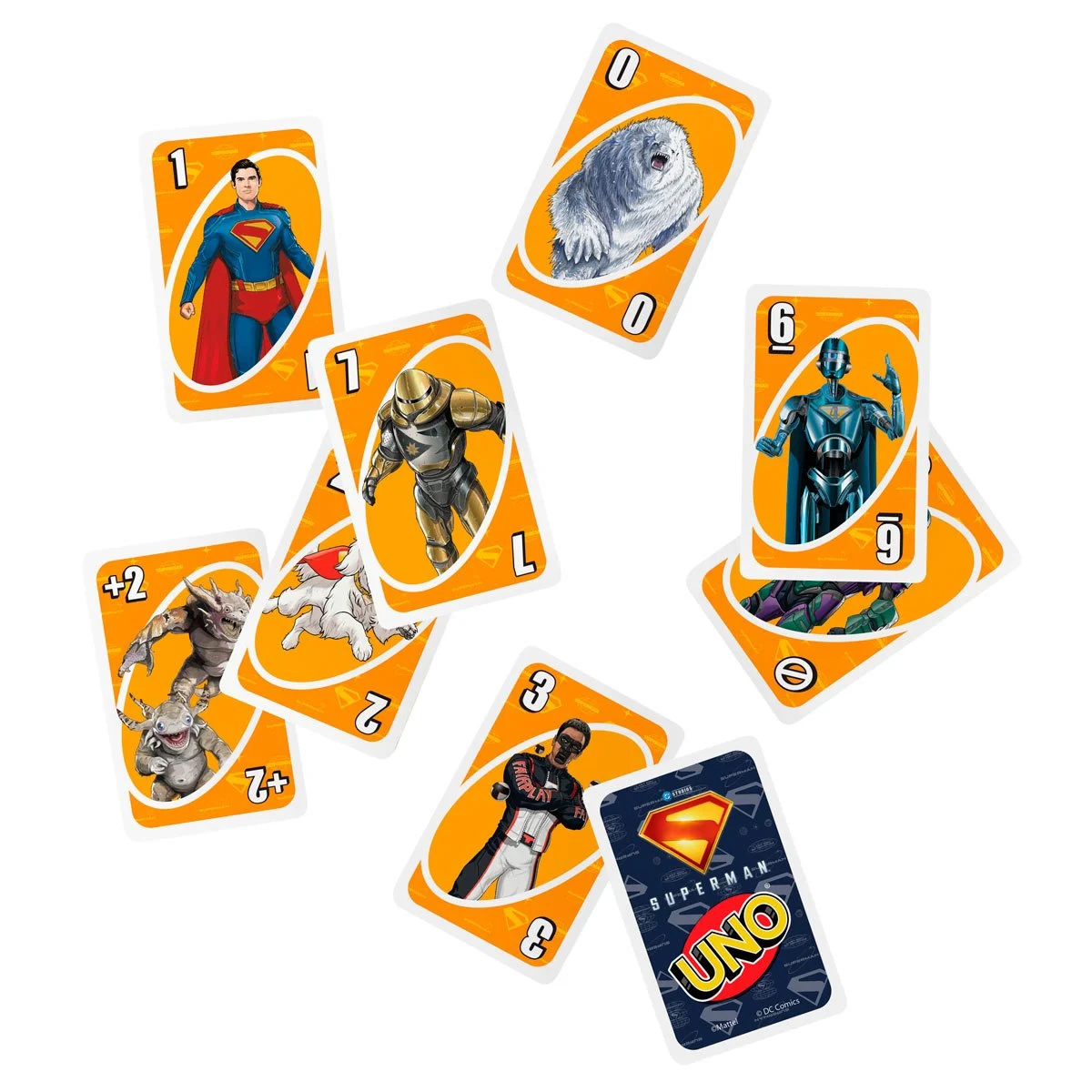 Uno Card Set from James Gunn's superman (2025)