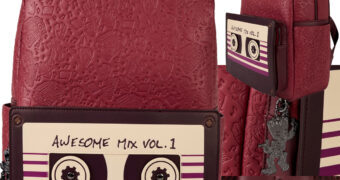 Mochila Laptop Guardiões da Galáxia com Fita Cassete “Awesome Mix Vol. 1”