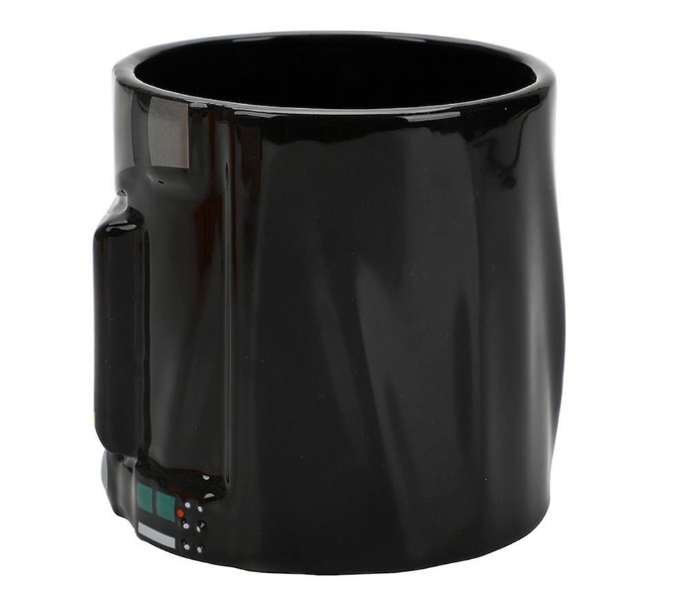 Darth Vader mug with the cyber life support system