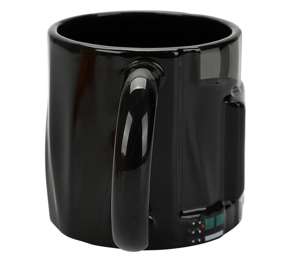 Darth Vader mug with the cyber life support system